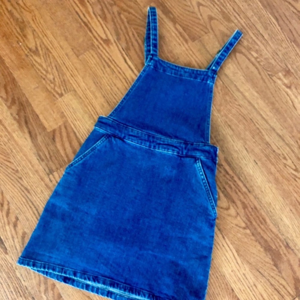 ASOS Jean pinafore jumper dress